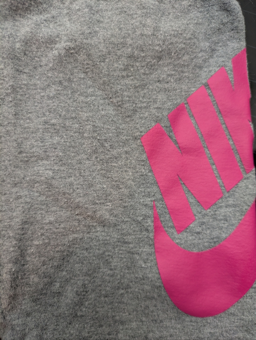 🌞4/20$ Nike Gray Shorts with Pink Swoosh Accent - Picture 2 of 4